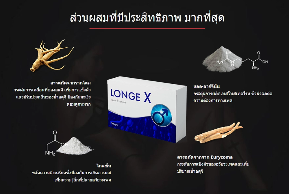 ส่วนประกอบของ LongeX