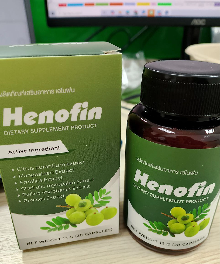 ส่วนประกอบของ Henofin